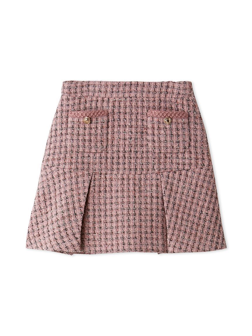LILY BROWN「ツイードタックミニスカート」|スカート|