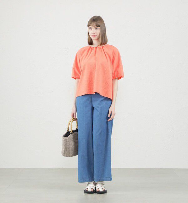 MACKINTOSH PHILOSOPHY「メッシュサッカーブラウス」|シャツ・ブラウス|