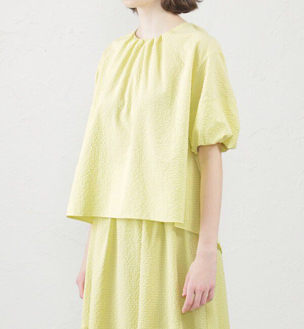 MACKINTOSH PHILOSOPHY「メッシュサッカーブラウス」|シャツ・ブラウス|