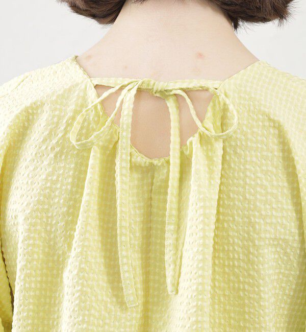 MACKINTOSH PHILOSOPHY「メッシュサッカーブラウス」|シャツ・ブラウス|