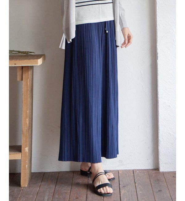 ikka「さらっとプリーツワイドパンツ」|その他|