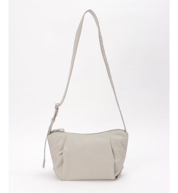 ikka「PUフハーフムーンミニショルダーバッグ」|その他|グレー