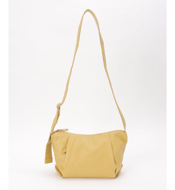 ikka「PUフハーフムーンミニショルダーバッグ」|その他|イエロー