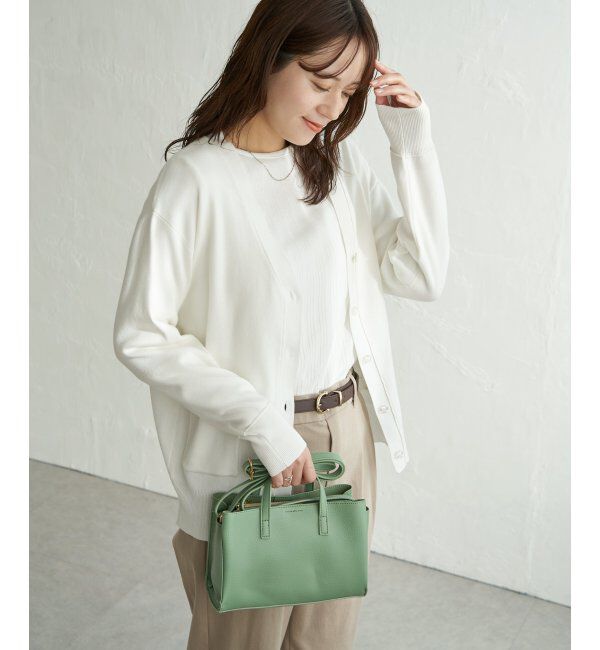 ikka「コットンＭＩＸニットカーディガン」|その他|オフホワイト