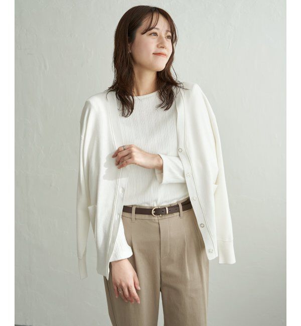 ikka「コットンＭＩＸニットカーディガン」|その他|