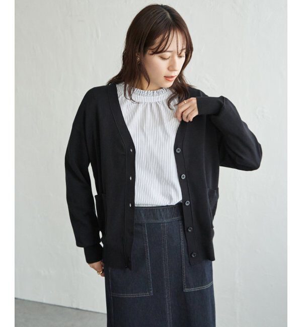 ikka「コットンＭＩＸニットカーディガン」|その他|