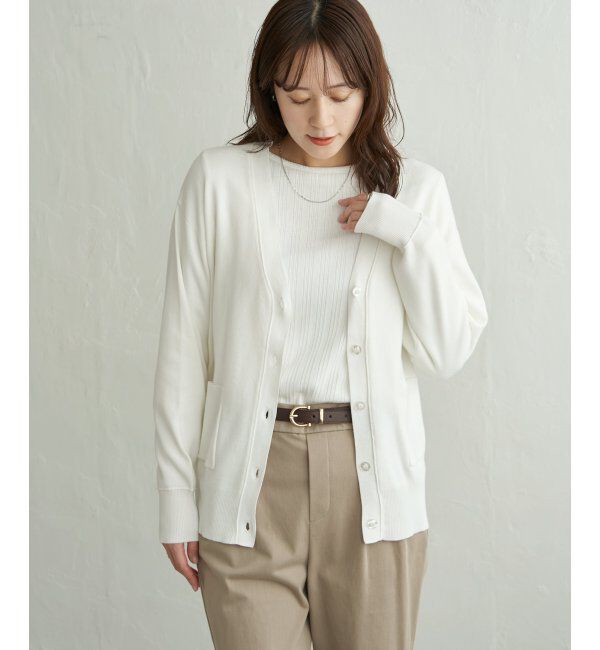 ikka「コットンＭＩＸニットカーディガン」|その他|