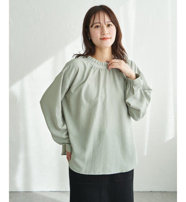 ikka「襟フリルリボン2WAYブラウス」|シャツ・ブラウス|