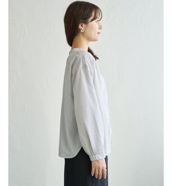 ikka「襟フリルリボン2WAYブラウス」|シャツ・ブラウス|