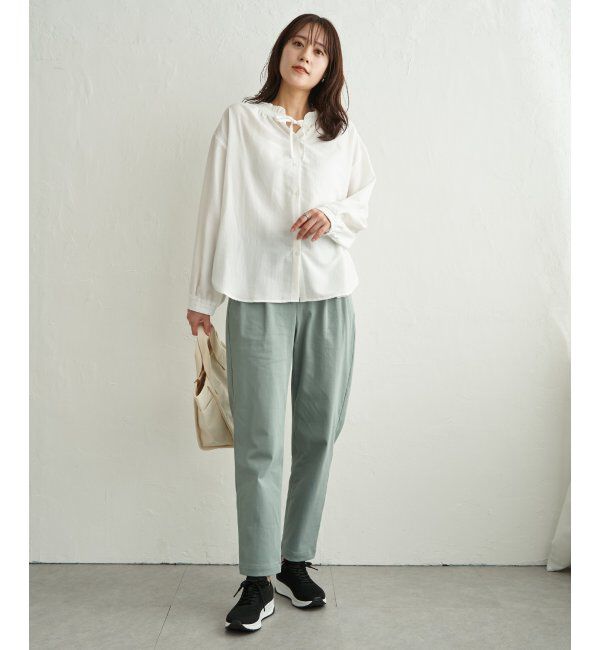 ikka「襟フリルリボン2WAYブラウス」|シャツ・ブラウス|