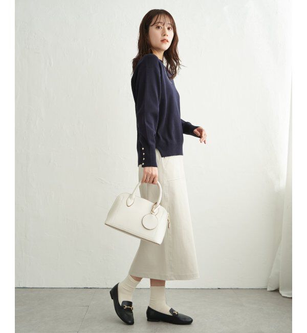 ikka「コットンMIXニットプルオーバー」|プルオーバー|