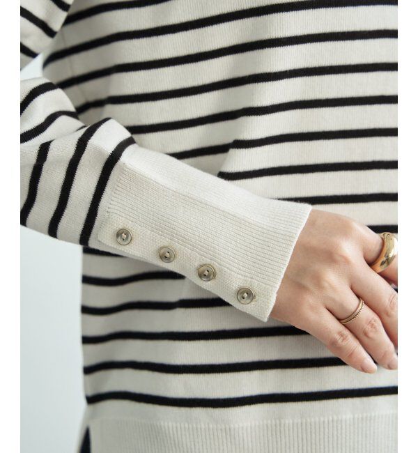 ikka「コットンMIXニットプルオーバー」|プルオーバー|