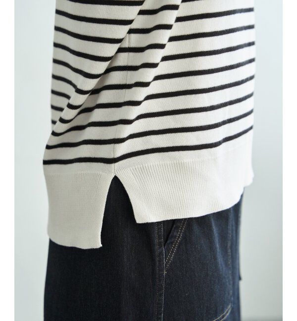 ikka「コットンMIXニットプルオーバー」|プルオーバー|