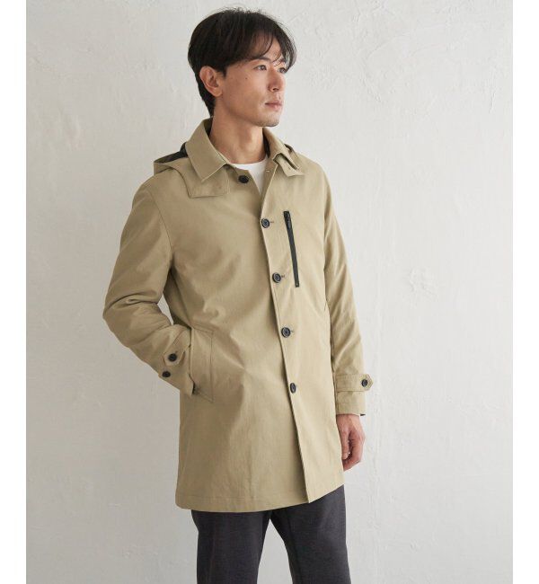 IKKA LOUNGE「２ｗａｙライナーツキフードステンカラー」|その他|