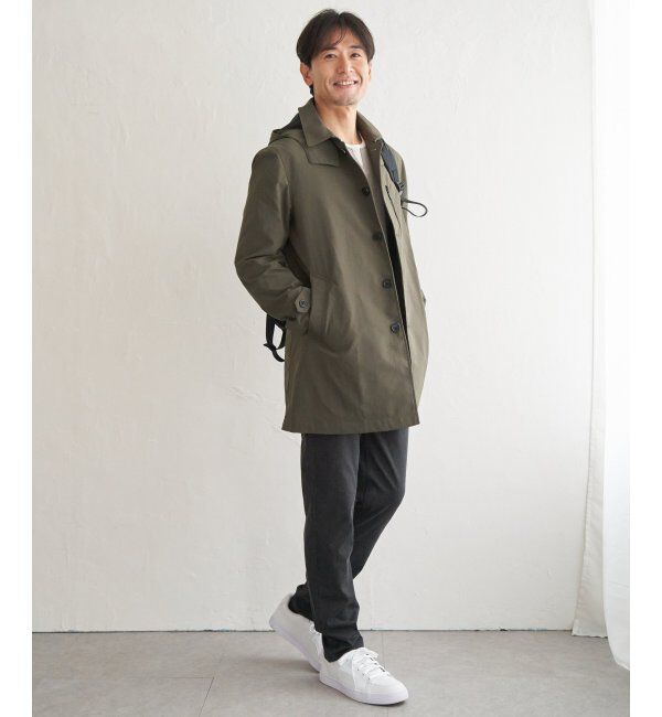 IKKA LOUNGE「２ｗａｙライナーツキフードステンカラー」|その他|