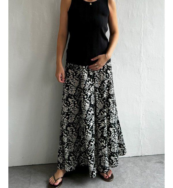 Lbc with Life「プリントマーメイドスカート」|スカート|