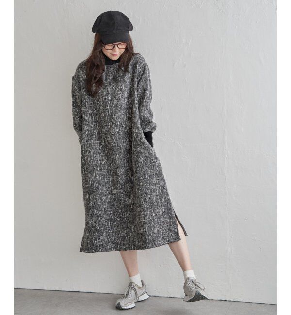 Lbc with Life「ツイーディリブサックワンピース」|ワンピース|