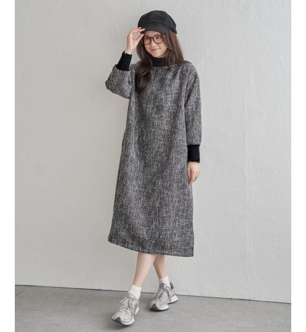 Lbc with Life「ツイーディリブサックワンピース」|ワンピース|