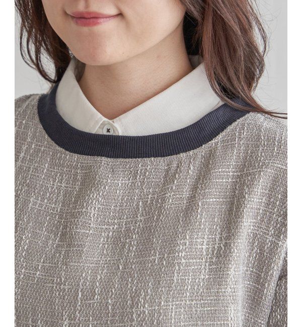 Lbc with Life「ツイーディリブサックワンピース」|ワンピース|