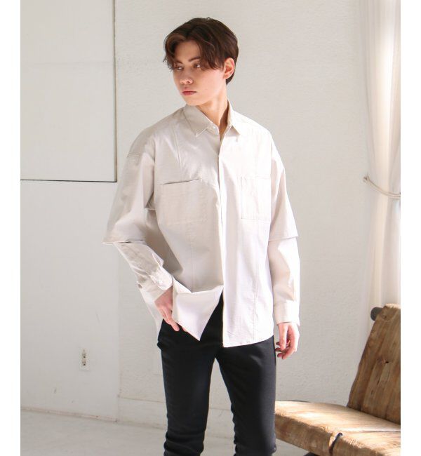 VENCE share style「レイヤードBIGシャツ」|シャツ・ブラウス|