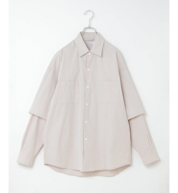 VENCE share style「レイヤードBIGシャツ」|シャツ・ブラウス|