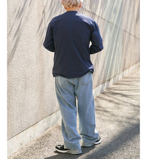 VENCE share style「【Goodwear】ヘンリーネックBIGロンT」|Tシャツ・カットソー|