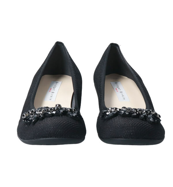 Bridget Birkin「【Bridget Birkin Walk】フラワービジューウォーキングパンプス」|パンプス|