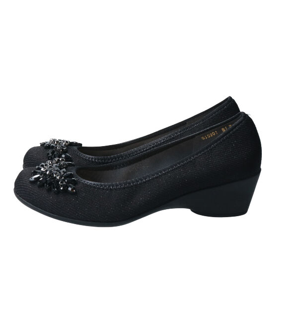 Bridget Birkin「【Bridget Birkin Walk】フラワービジューウォーキングパンプス」|パンプス|