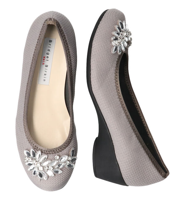 Bridget Birkin「【Bridget Birkin Walk】フラワービジューウォーキングパンプス」|パンプス|