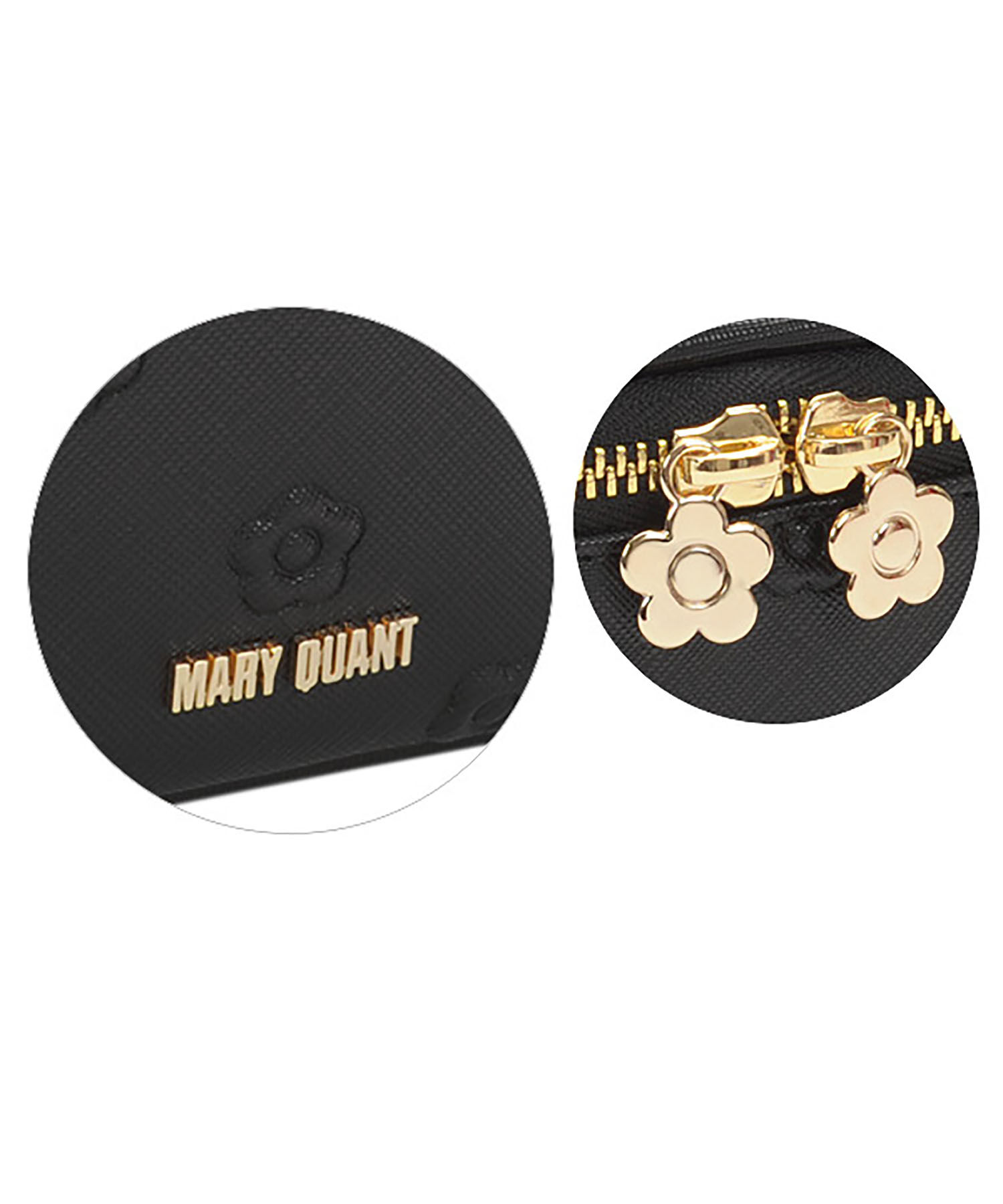 MARY QUANT「シンプルエンボスデイジーバニティ」|ポーチ|