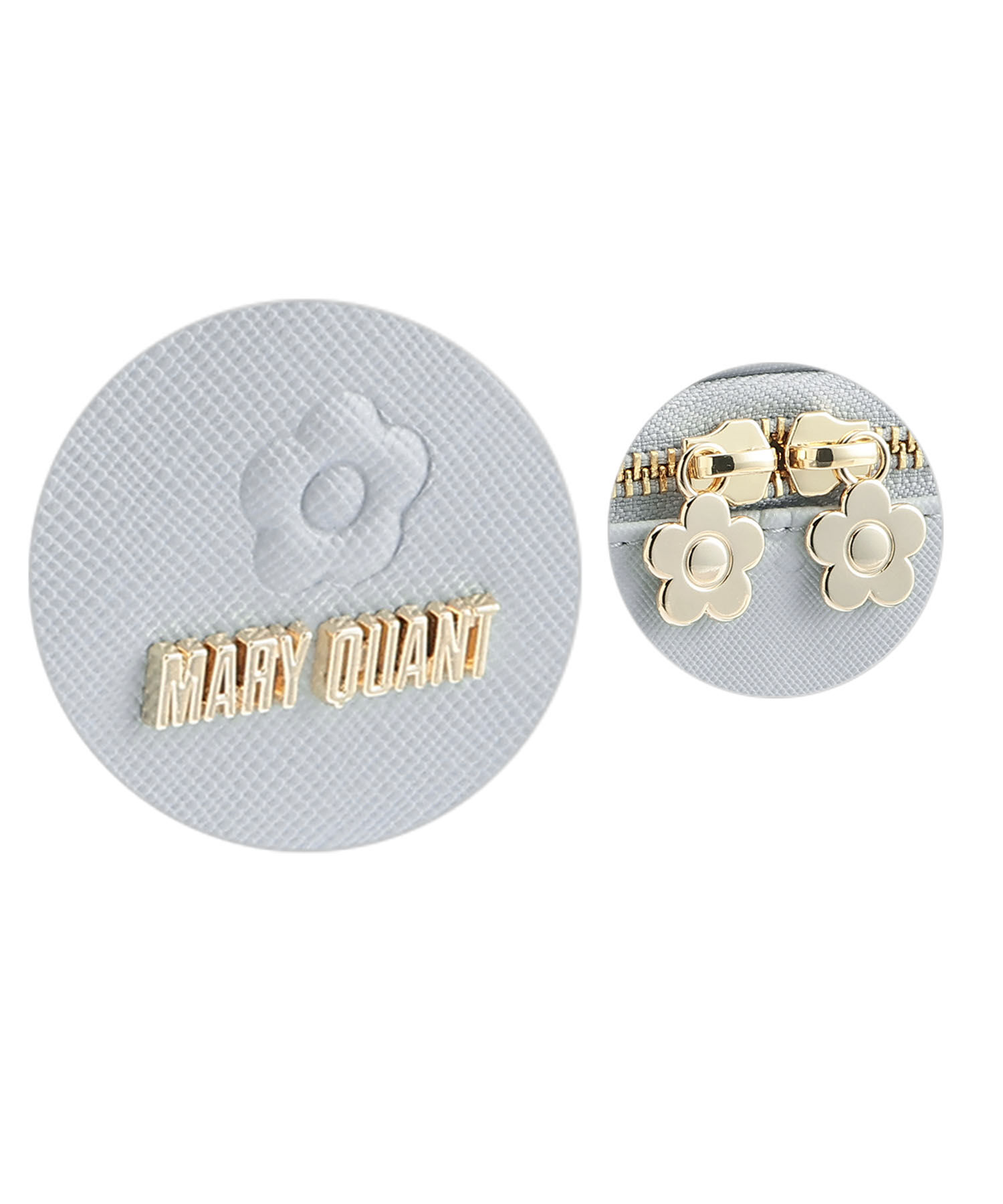 MARY QUANT「シンプルエンボスデイジーバニティ」|ポーチ|