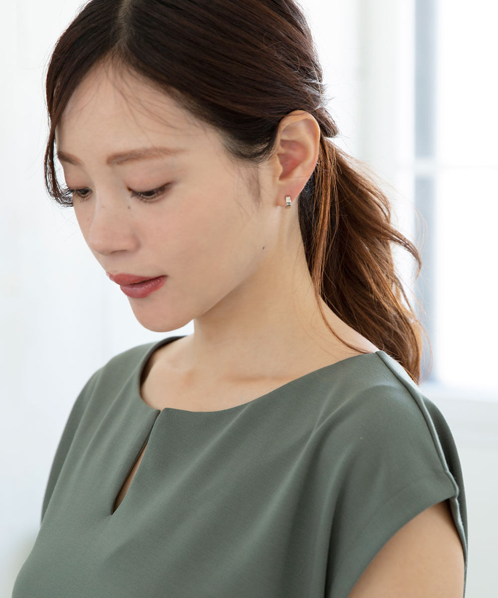 colleca la「miniループフィット・ミラーフープイヤリング」|イヤリング|