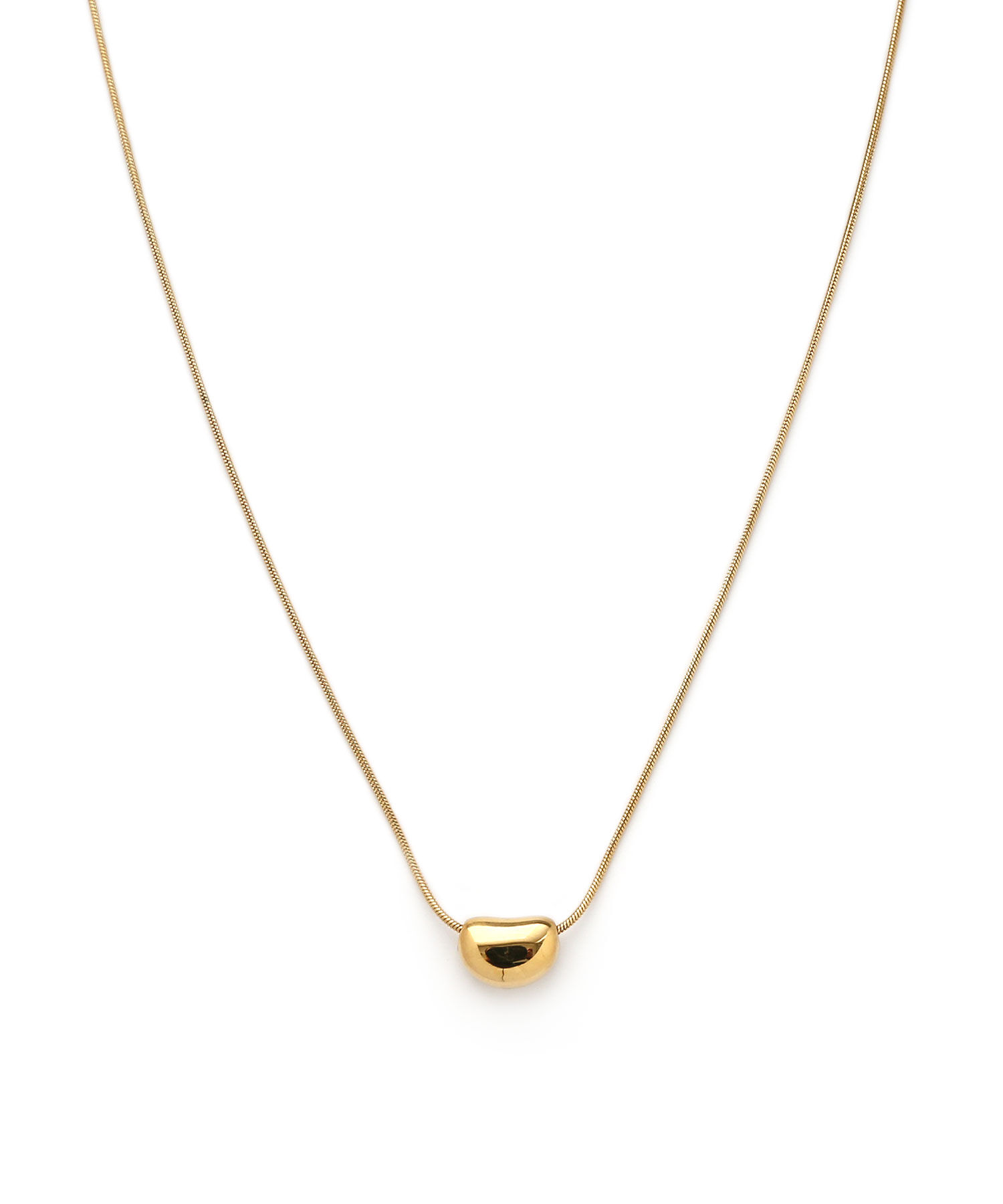 colleca la「[stainless]ステンレス・ビーンズネックレス〈金属アレルギー対応〉」|ネックレス|