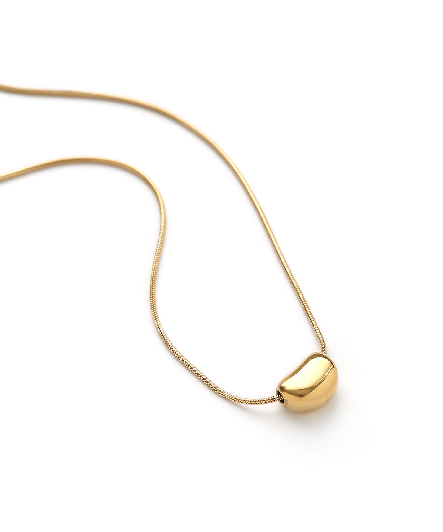 colleca la「[stainless]ステンレス・ビーンズネックレス〈金属アレルギー対応〉」|ネックレス|