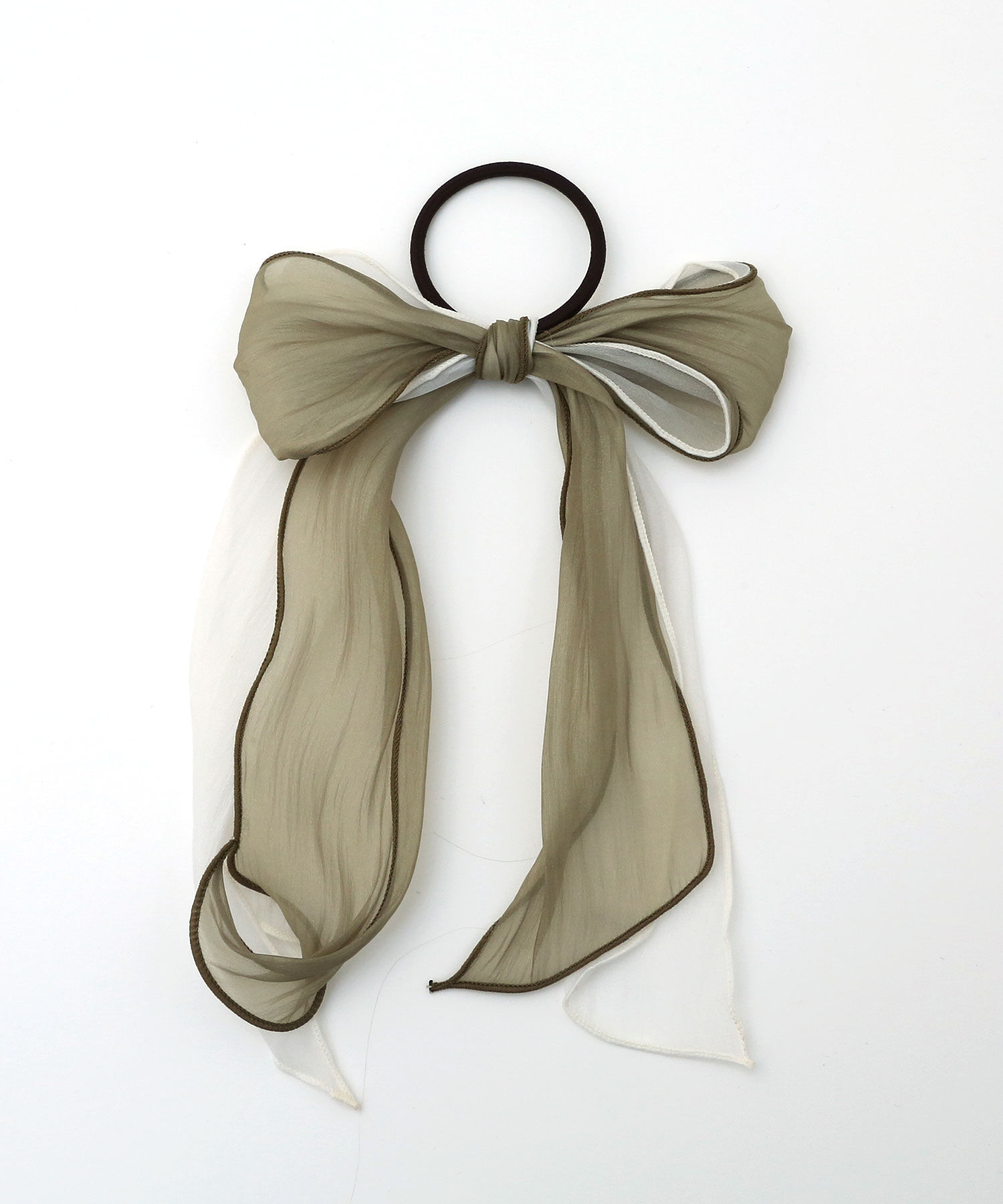 colleca la「オーガンジー アレンジリボンヘアゴム」|ヘアゴム・シュシュ|