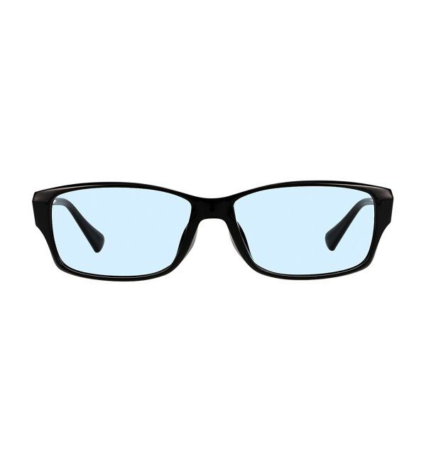  「SUNCUTGlasses/UV100%CUT サングラス カラーレンズ 太縁 紫外線対策 UVカット ユニセックス スポーツ」|サングラス|ブラック