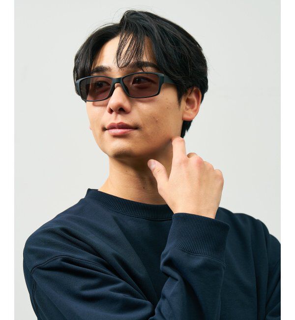  「SUNCUTGlasses/UV100%CUT サングラス カラーレンズ 太縁 紫外線対策 UVカット ユニセックス スポーツ」|サングラス|