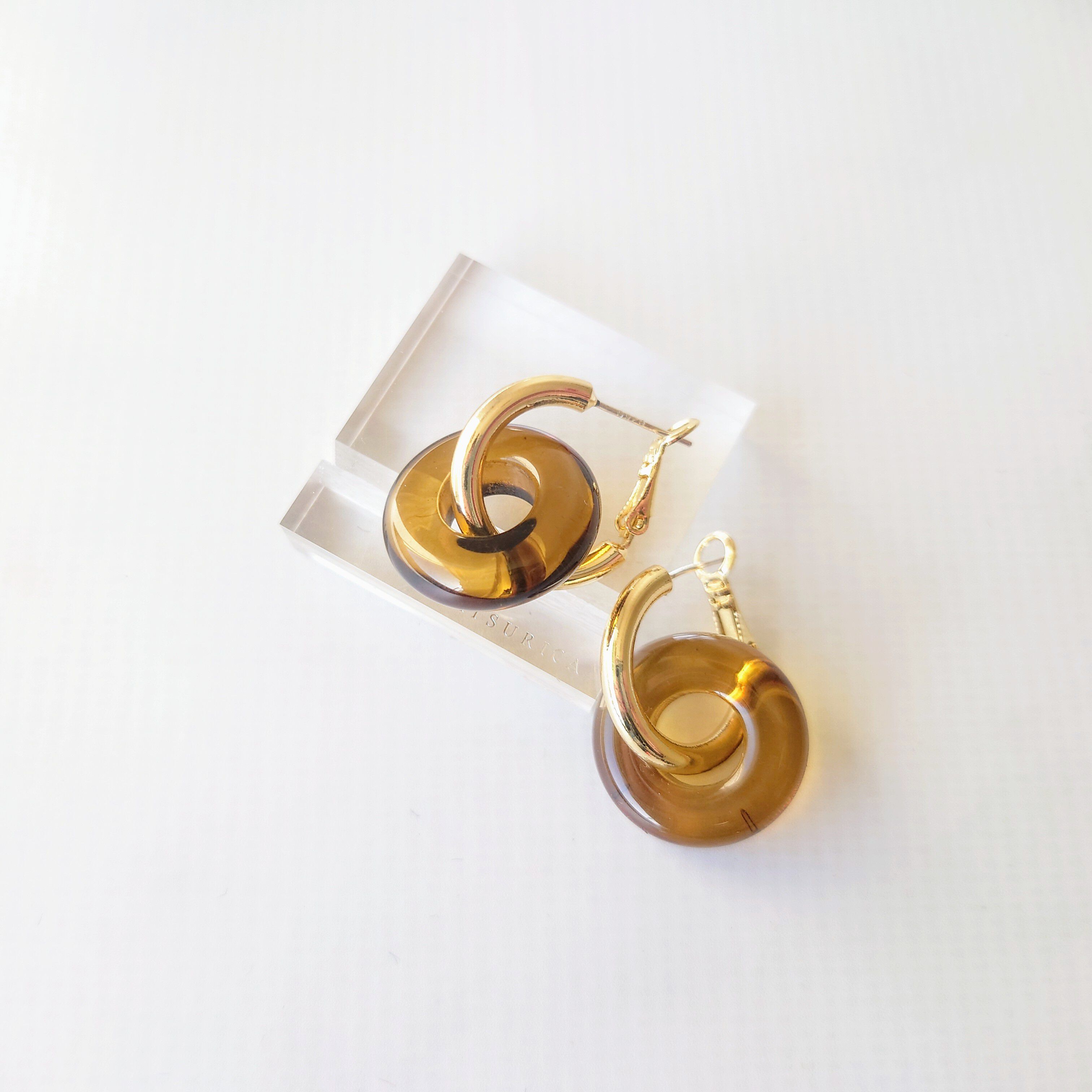 MARQUISE「2WAYクリアドーナツコンビピアス」|ピアス|