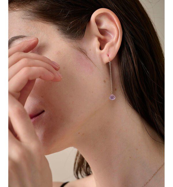 ete「パール/ナチュラルストーン ピアス」|ピアス|