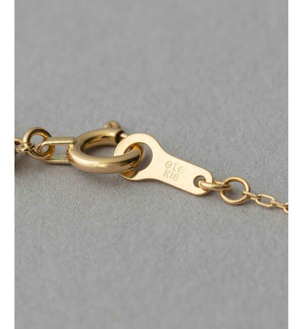 ete「K18YG e_Grain バイカラー ロング ネックレス」|ネックレス|