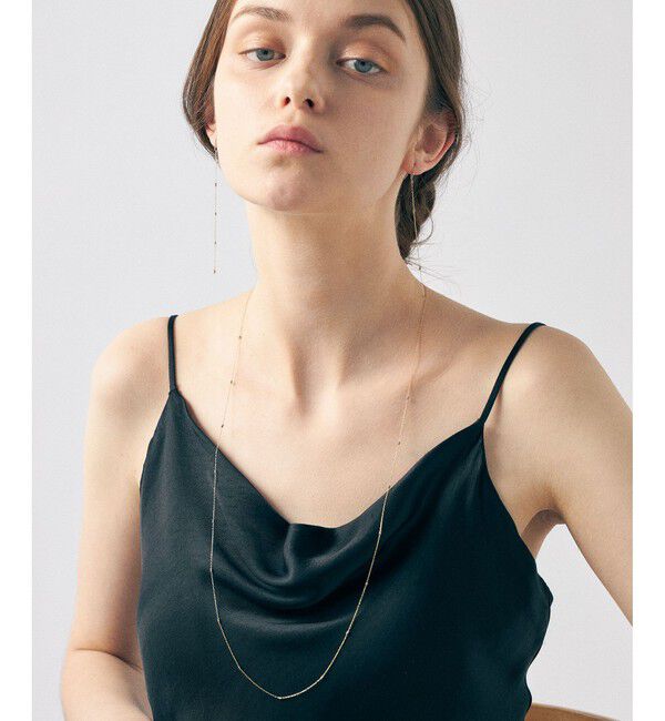 ete「K18YG e_Grain バイカラー ロング ネックレス」|ネックレス|