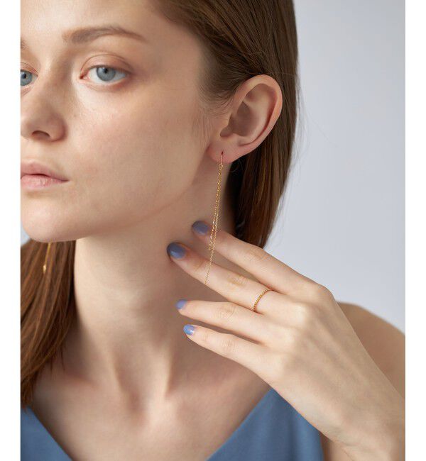 ete「スエッジチェーン コンビ ピアス」|ピアス|