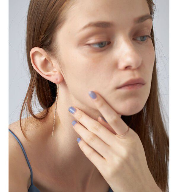 ete「スエッジチェーン コンビ ピアス」|ピアス|