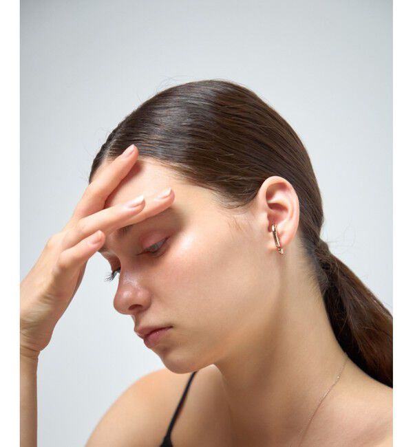 ete「カーブ フローピアス」|ピアス|