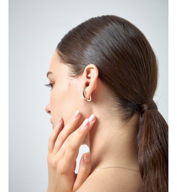 ete「カーブ フローピアス」|ピアス|