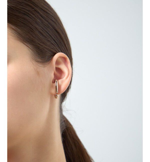 ete「カーブ フローピアス」|ピアス|