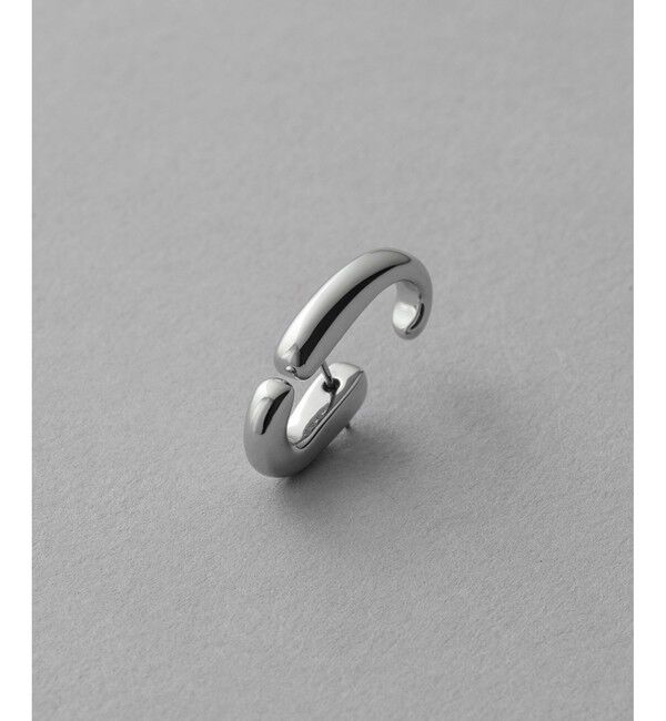 ete「カーブ フローピアス」|ピアス|プラチナム