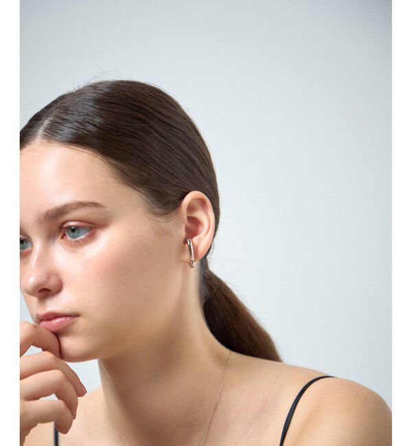 ete「カーブ フローピアス」|ピアス|