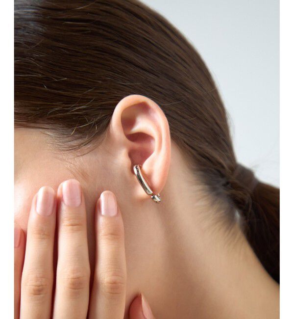 ete「カーブ フローピアス」|ピアス|