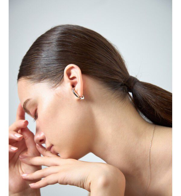 ete「カーブ フローピアス」|ピアス|